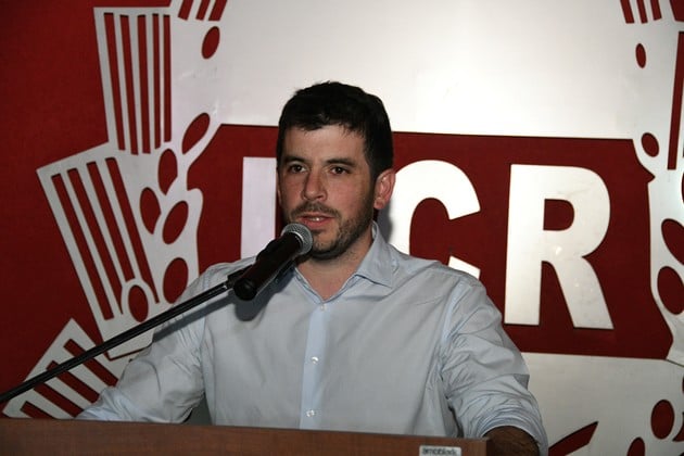 Leonel Chiarella, presidente de la UCR. Foto: Manuel Fabatía