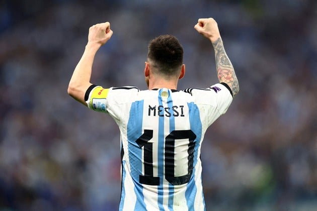 El número de dorsal con el que Messi se convirtió en referente indiscutido de la Selección servirá como columna vertebral del homenaje. REUTERS/Carl Recine