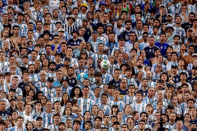 La selección argentina de fútbol podría volver a jugar ante sus hinchas en la próxima fecha FIFA, tras la final del Mundial 2026. Foto: REUTERS / Lee Smith.