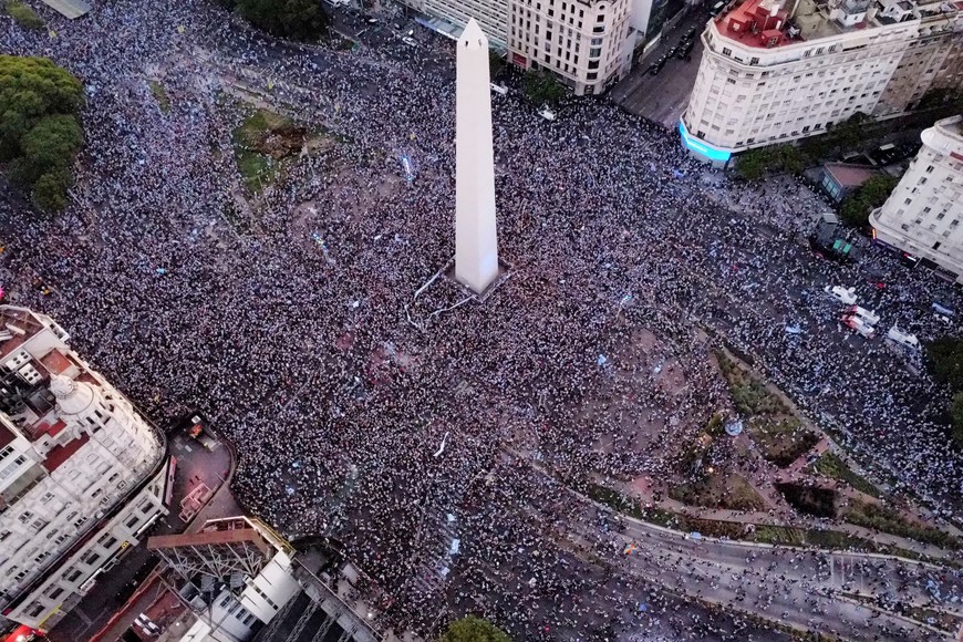 Argentina campeón del mundo: así son los festejos en el Obelisco 