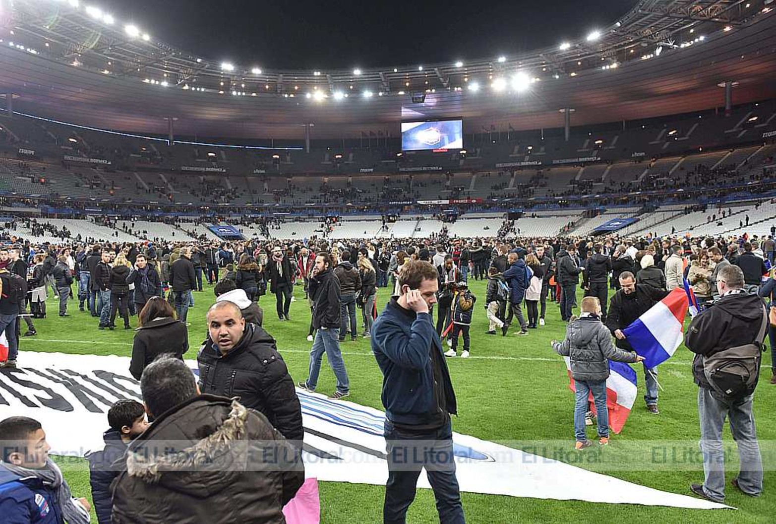 En el Stade de France se sintió una de las explosiones