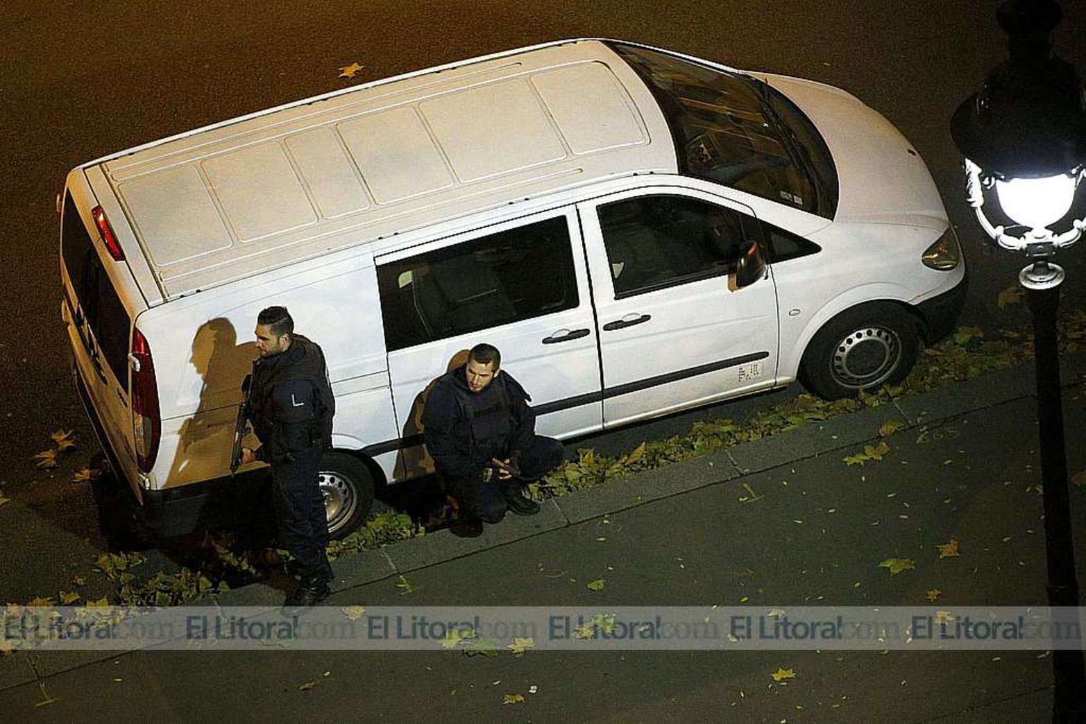 Operativo especial en las calles de París.