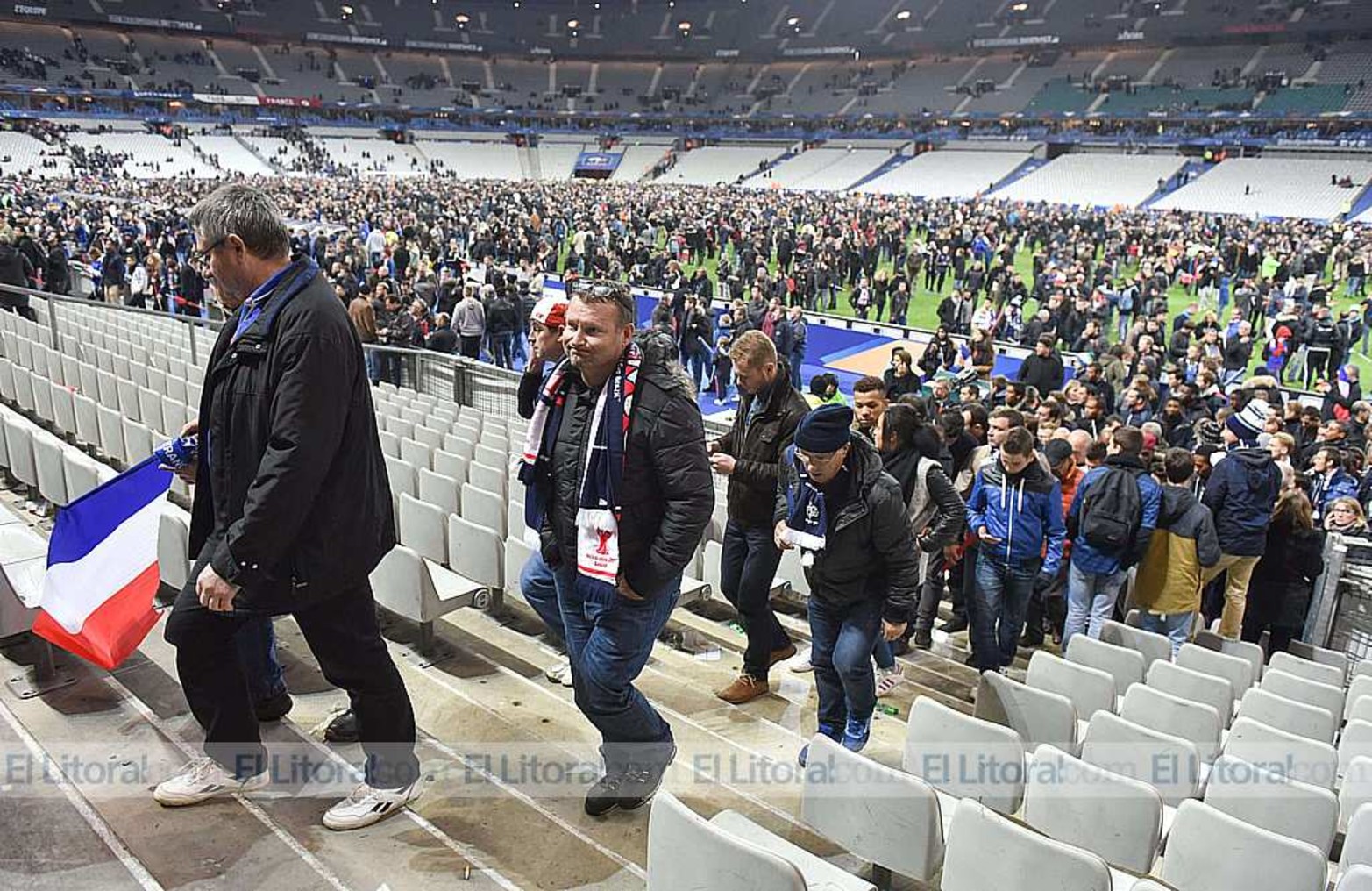 En el Stade de France se sintió una de las explosiones