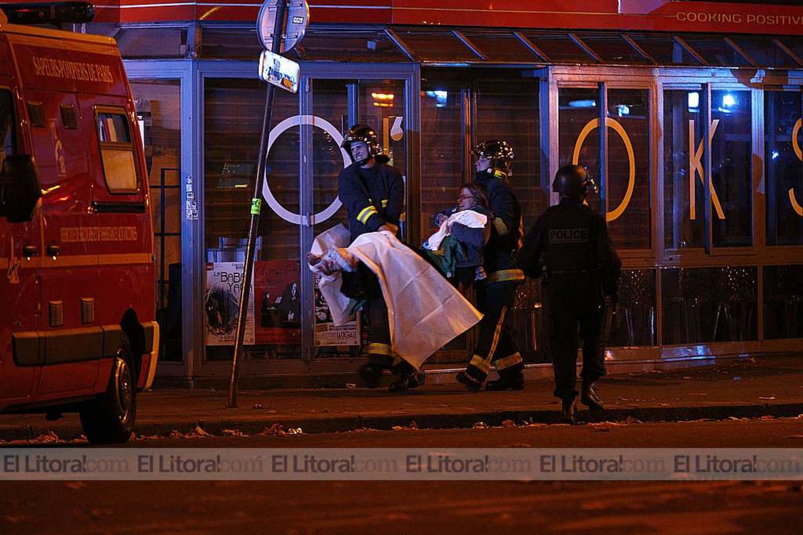 Operativo especial en las calles de París.