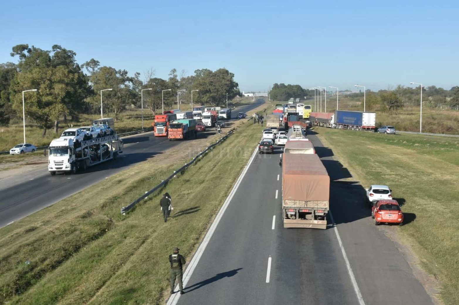 Alternativas. Quienes vienen de Rosario hacia Santa Fe pueden desviar el tránsito hacia la ciudad de Santo Tomé.