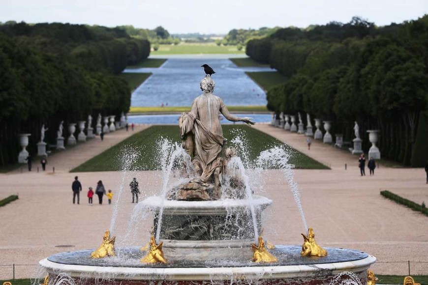 ELLITORAL_GALL_71592 |  Xinhua/Gao Jing Pasaron 82 días...Y el parque del Palacio de Versalles, cerca de París Francia volvió abrir.