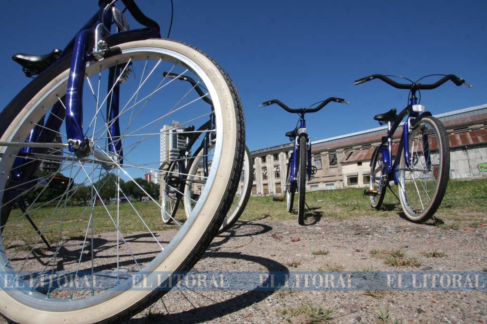 22 de diciembre de 2010. Las primeras bicicletas que llegaron a la Estación Belgrano.