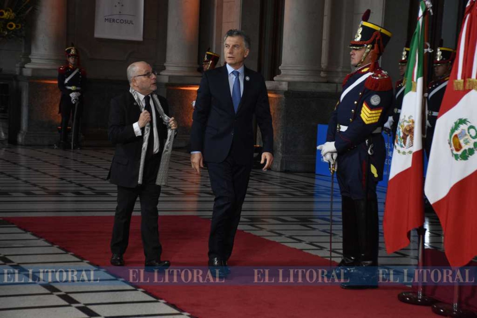 El audio del Canciller..."Presidente...En su Presidencia se logró 20 años de negociación. Tenemos acuerdo Unión Europea-Mercosur" contó emocionado el diplomático de carrera Jorge Faurie.