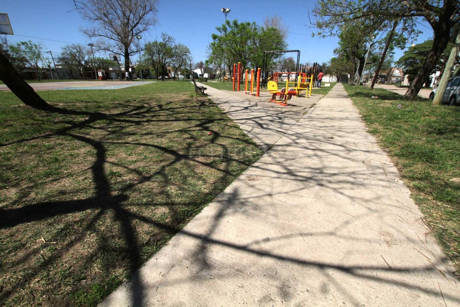 Plaza Pucará. Un lugar de encuentro que se mantiene en orden y con actividades para los vecinos.