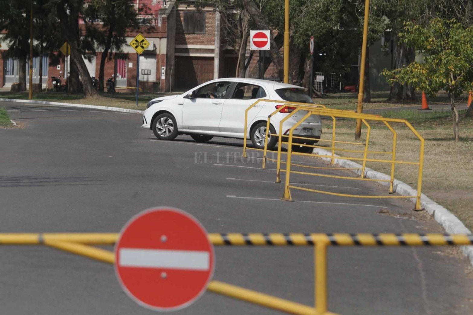 En el parque Garay, está afectado un sector a rendir para poder adquirir el carnet de conducir.