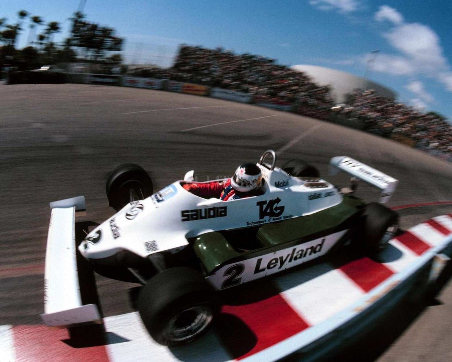 Reutemann en el legendario Williams FW07 con el que obtuvo el subcampeonato de Formula 1 en 1981.