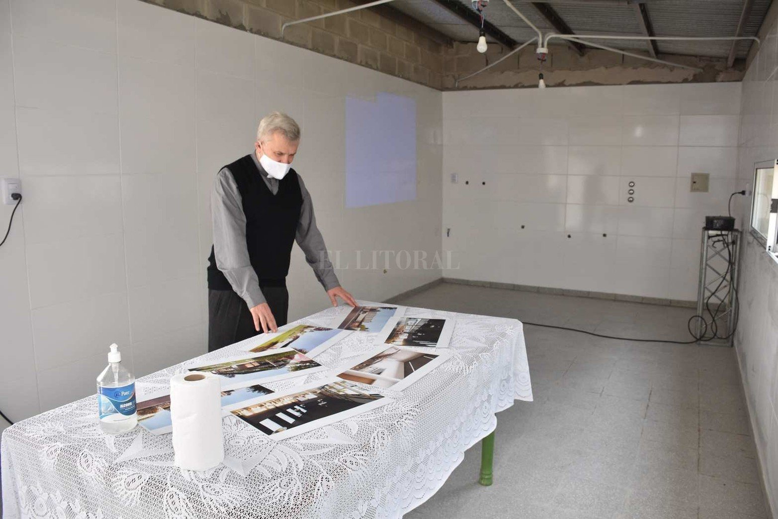 25 de agosto de 2020. En la inauguración cocina escuela Santa Mónica en barrio San Agustín II.