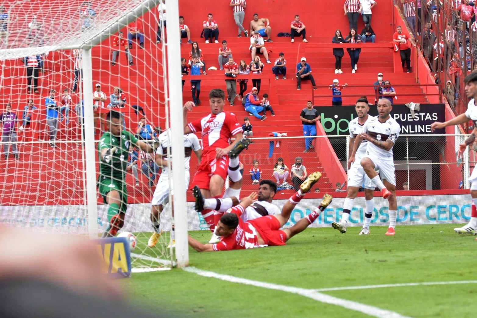 El gol de Garcia en tiempo de descuento.