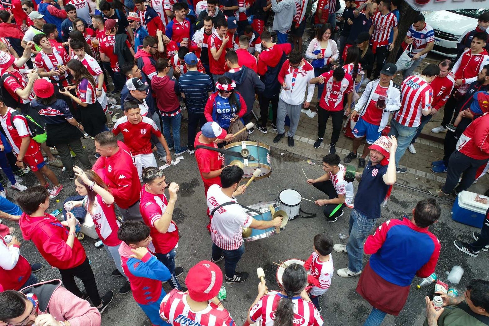 Desde la cámara del drone de El Litoral, así fue el regreso de los hinchas de Unión en la fecha 15 del torneo que enfrentó a Platense.