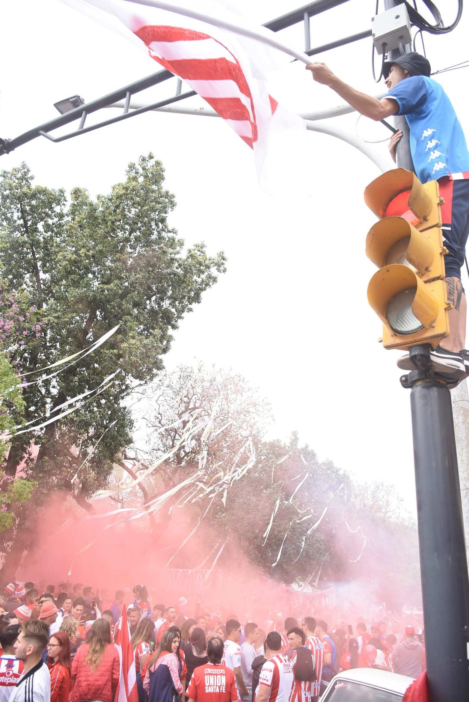 El hincha de Unión volvió al estadio 15 de abril enfrentando a Platense.