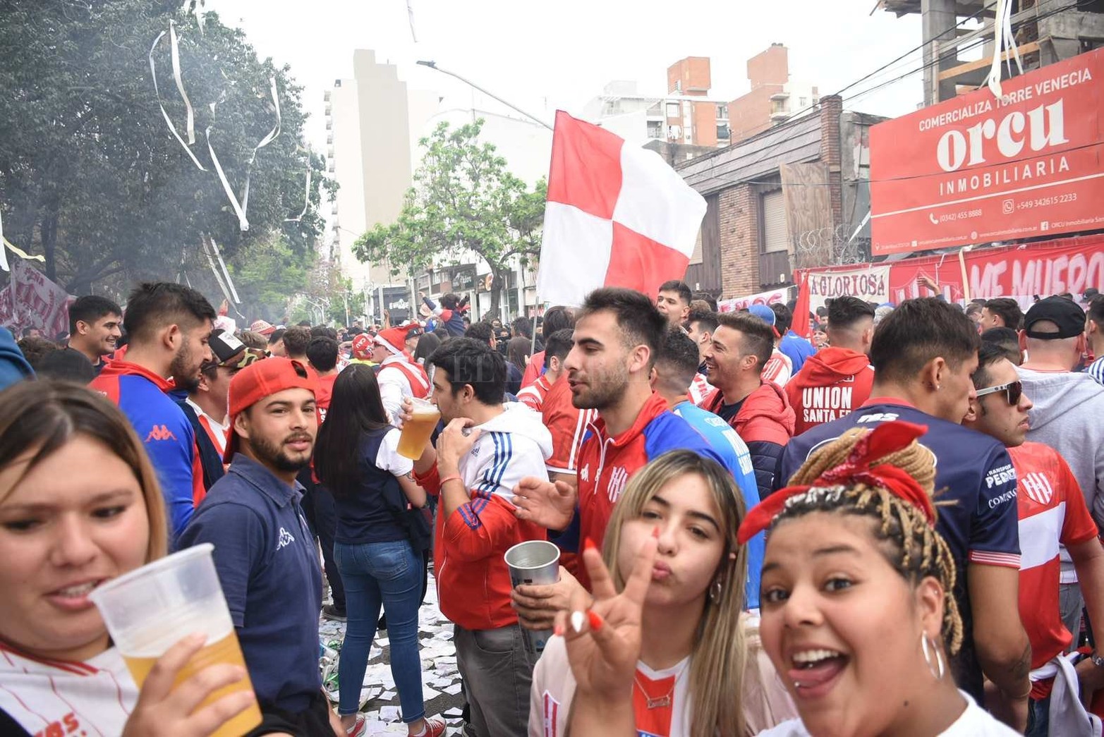 El hincha de Unión volvió al estadio 15 de abril enfrentando a Platense.