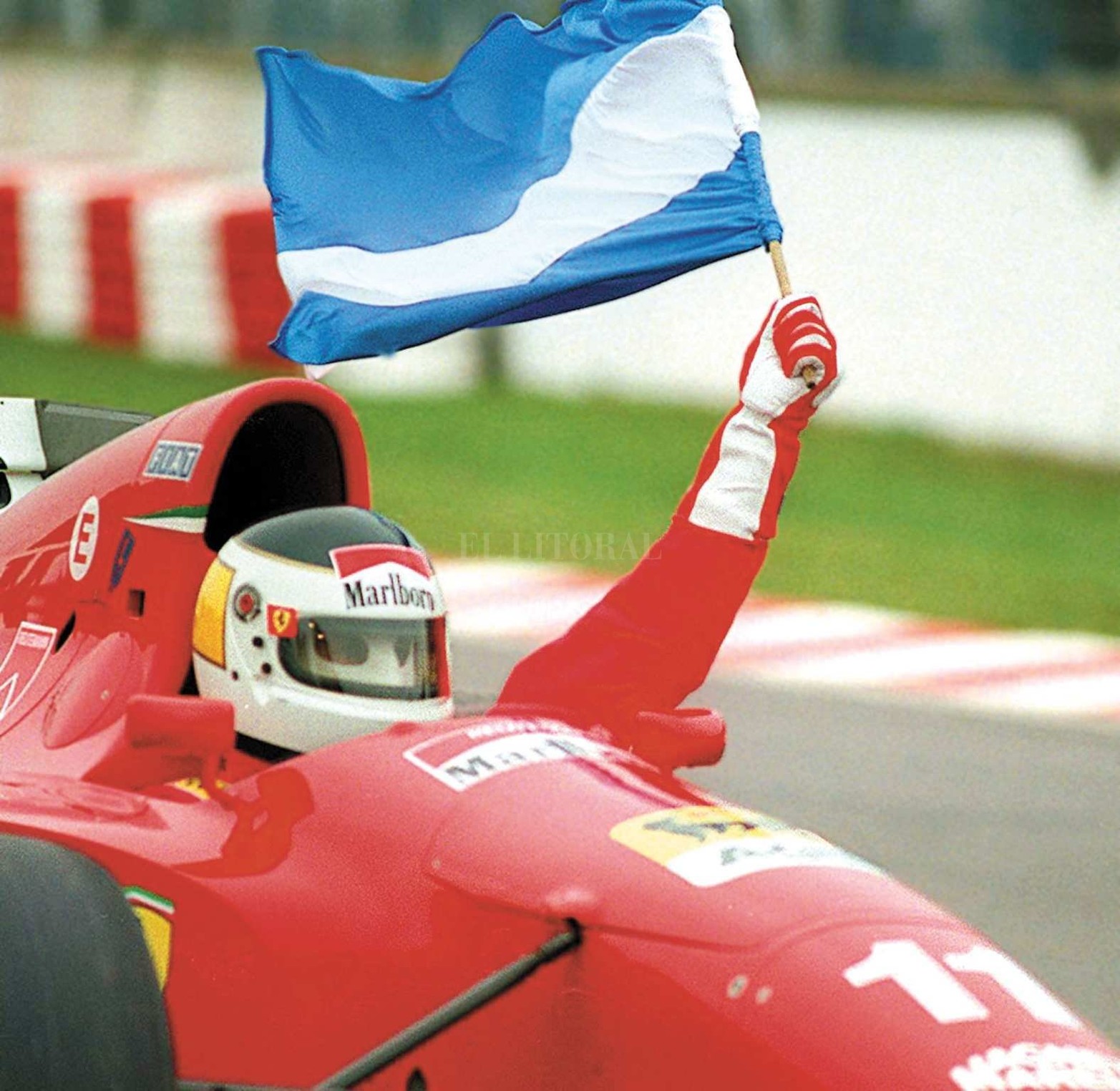 El 6 de abril de 1995 regresaba la Fórmula 1 a la Argentina y Reutemann vovía a manejar una Ferrari con el número 11, el mismo que usaba cuando corría para el "Cavallino Rampante".