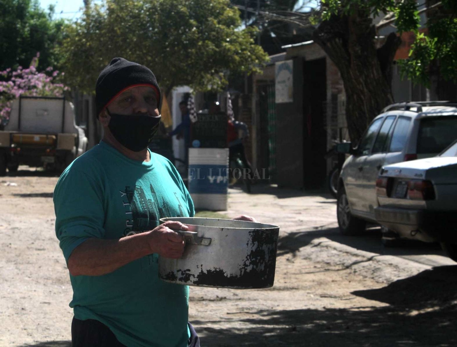 Vida cotidiana en barrio Transporte.