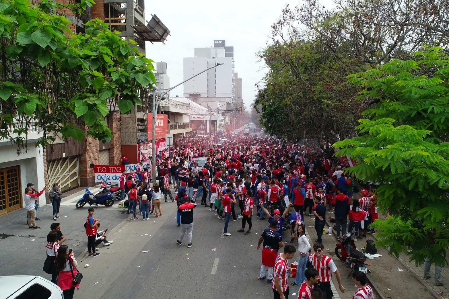 Desde la cámara del drone de El Litoral, así fue el regreso de los hinchas de Unión en la fecha 15 del torneo que enfrentó a Platense.