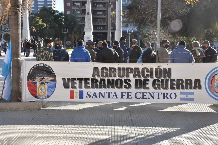 Acampe en Casa de Gobierno de los ex Combatientes de Malvinas