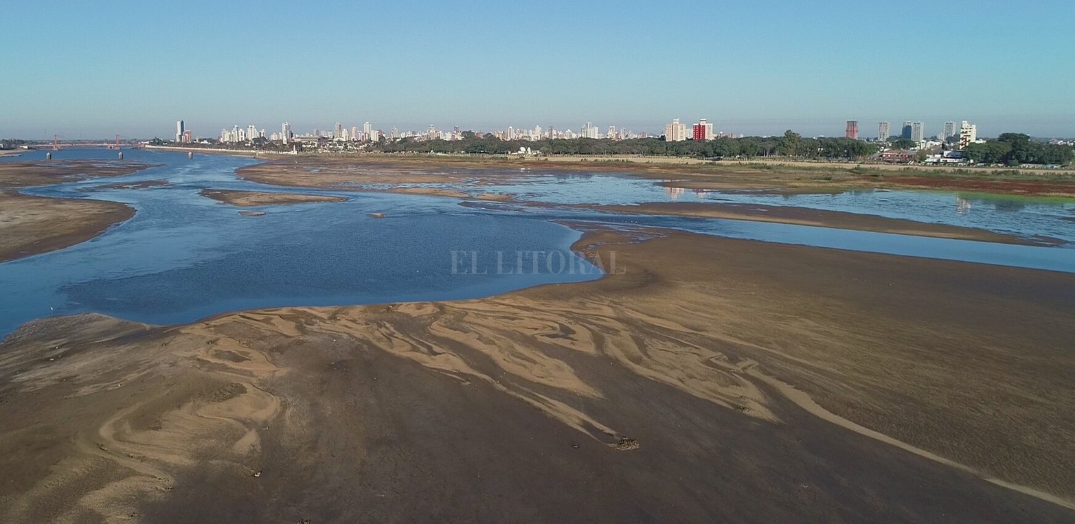 Por segundo día la altura del río estuvo por debajo del cero, -5 cm fue la marca en el puerto local.