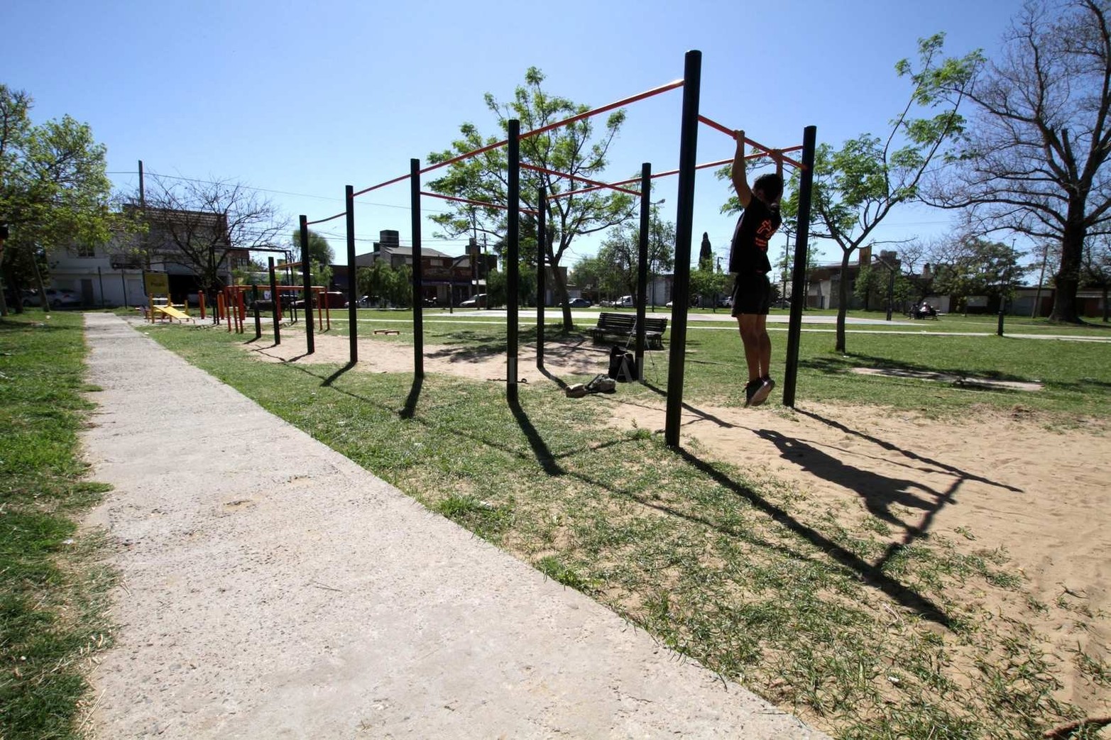 Plaza Pucará. Un lugar de encuentro que se mantiene en orden y con actividades para los vecinos.