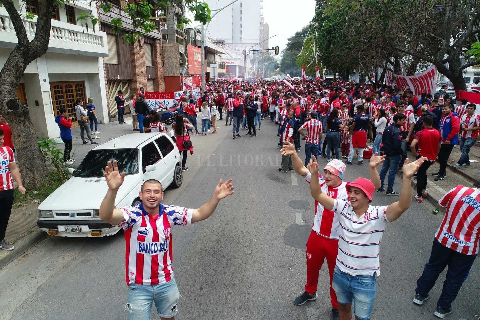 Desde la cámara del drone de El Litoral, así fue el regreso de los hinchas de Unión en la fecha 15 del torneo que enfrentó a Platense.