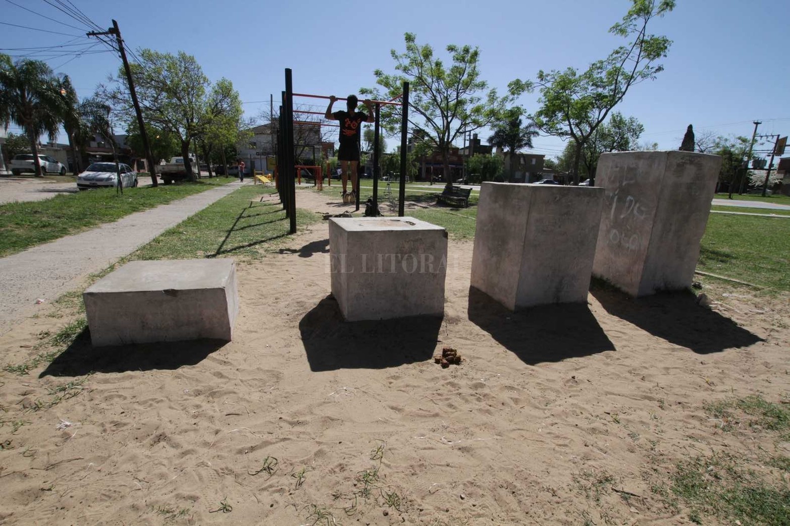 Plaza Pucará. Un lugar de encuentro que se mantiene en orden y con actividades para los vecinos.