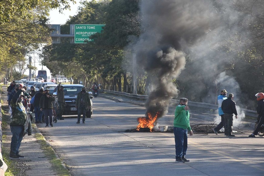 Protesta de ex combatientes de Islas Malvinas