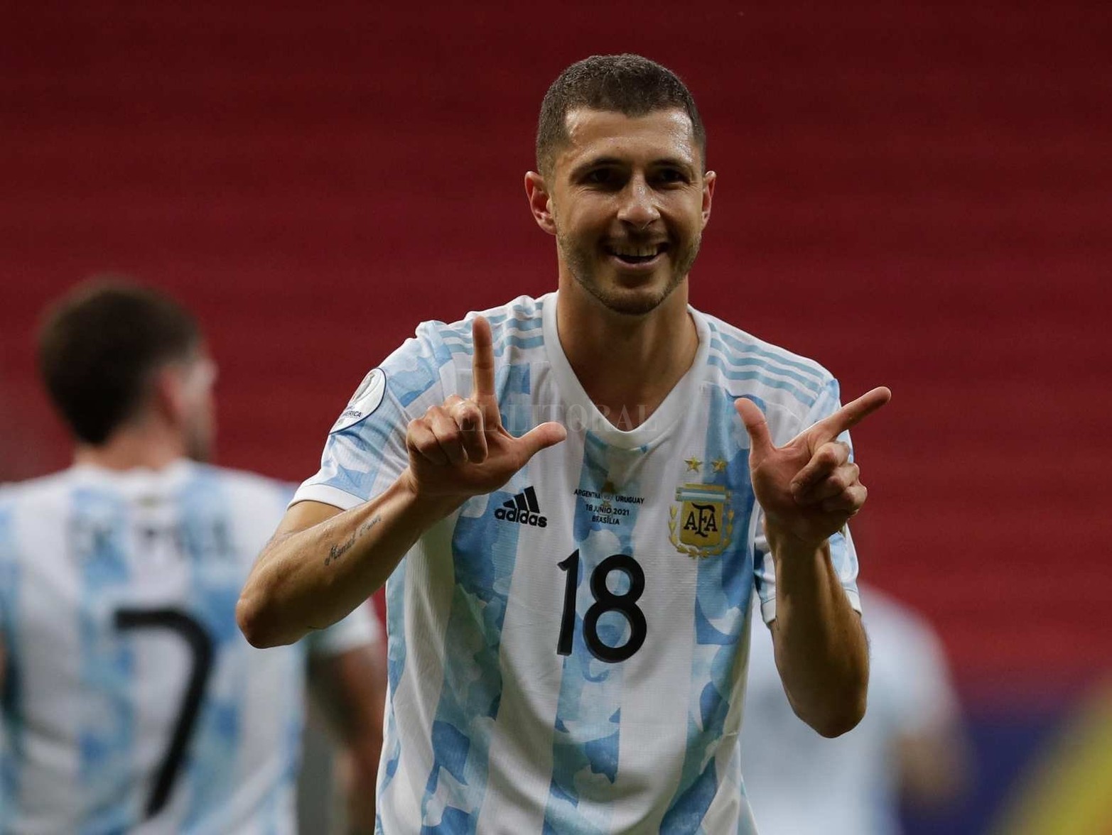 Guido Rodríguez a los 13 minutos del primer tiempo marcó el único gol.