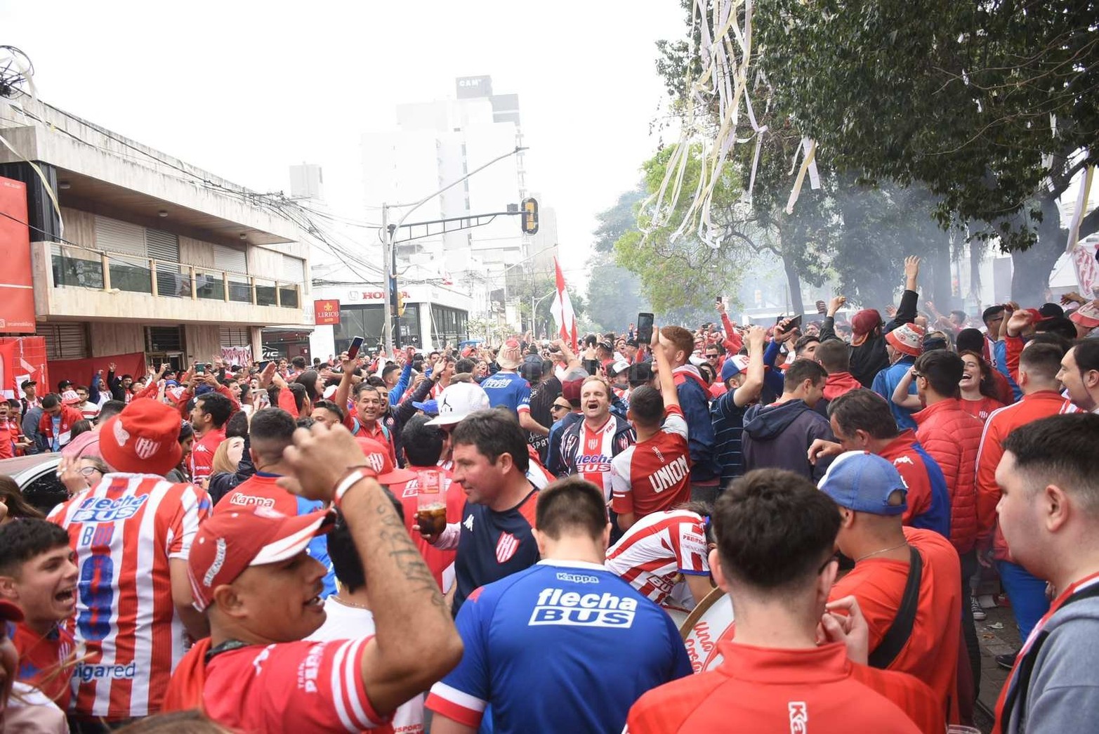 El hincha de Unión volvió al estadio 15 de abril enfrentando a Platense.