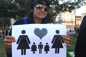 ELLITORAL_28812 |  Flavio Raina Marcha a favor del matrimonio entre personas del mismo sexo.