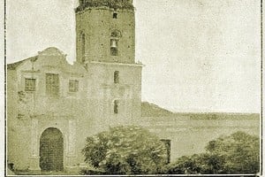 ELLITORAL_63532 |  Archivo Iglesia y Colegio de la Inmaculada Concepción en una foto de 1863.