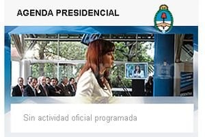 ELLITORAL_81222 |  Captura de pantalla. Este mensaje está publicado en el sitio oficial Casa Rosada, junto a la noticia publicada el sábado bajo el título  La presidenta deberá guardar reposo por un mes .