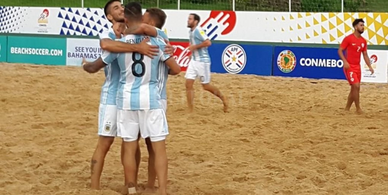 Playa  Uruguay venció a México - AUF