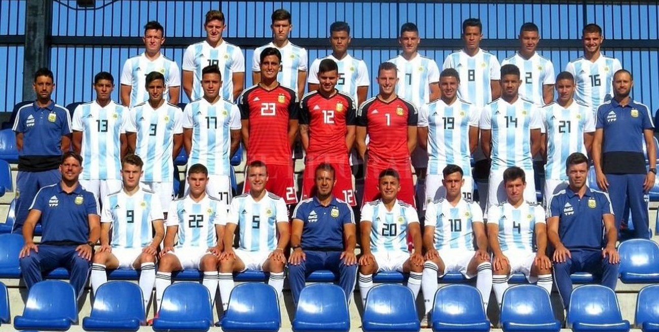 Selección sub-20: Foto oficial y partida el domingo rumbo al