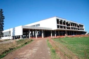 ELLITORAL_287906 |  Archivo. El más grande la provincia . La obra en el Hospital Regional Rosario Sur no supera el 50% de avance.