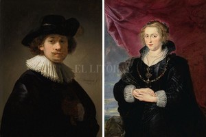 ELLITORAL_314766 |  Sotheby's Autoretrato de Rembrandt (12.000.000 a 16.000.000 Euros) y Retrato de una dama, de Pieter Paul Rubens (2.500.000 a 3.500.000 Euros)