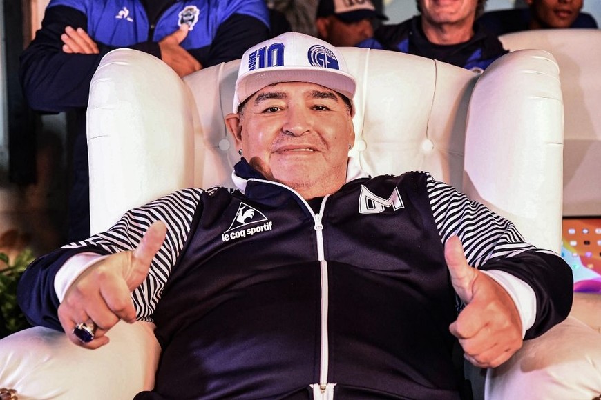 ELLITORAL_305035 |  Archivo Está todo dado de ambas partes para que continúe el vínculo entre Maradona y Gimnasia de La Plata