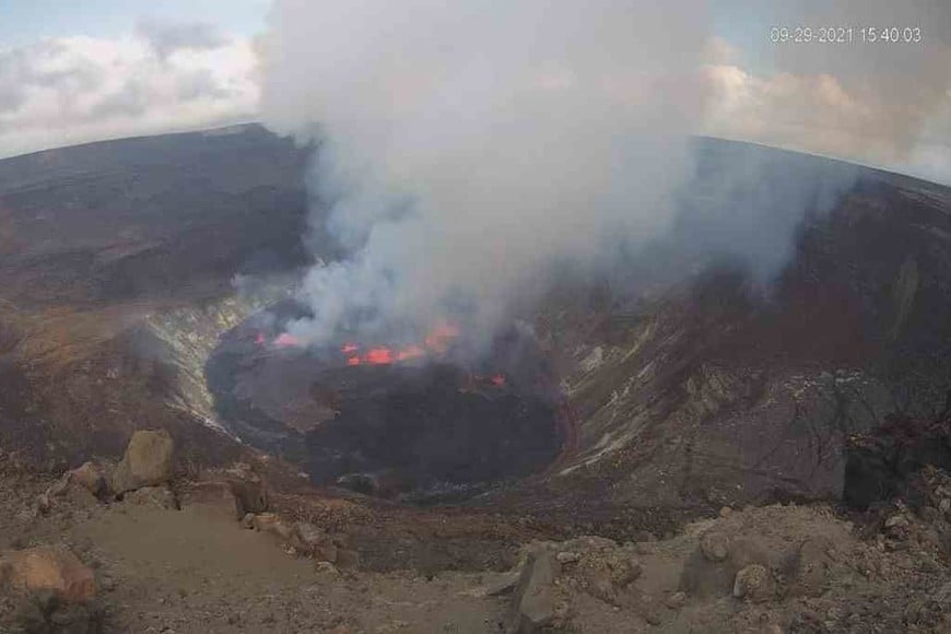 ELLITORAL_407840 |  Agencias Erupción del volcán Kilauea en Hawái.