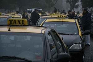 ELLITORAL_439382 |  Gentileza El crimen de Esusy generó un paro de actividades de todos los taxistas rosarinos, que además marcharon para pedir más seguridad.