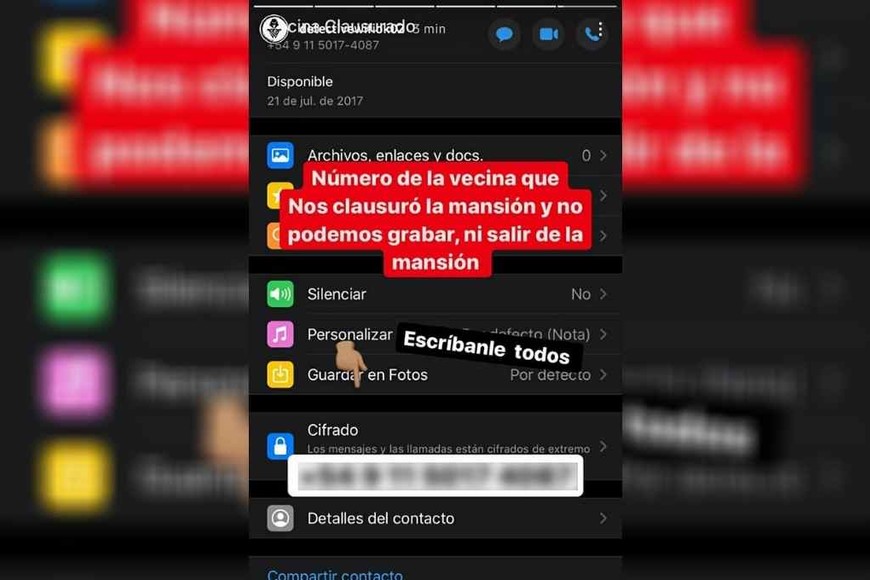 ELLITORAL_330929 |  Gentileza El polémico influencer publica el número de una vecina en sus redes sociales y manda a sus seguidores a acosarla.