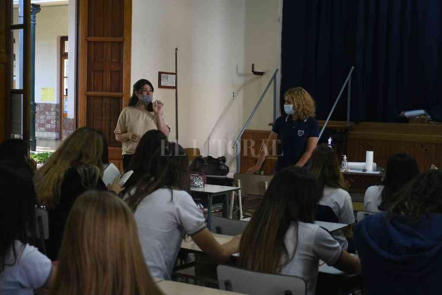 ELLITORAL_419689 |  Flavio Raina Para aprender mejor. Las docentes destacaron que trabajar con aprendizajes transversales ayudó a que los alumnos estén motivados a la hora de estudiar.