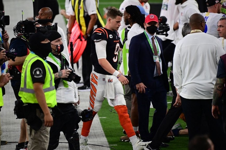 ELLITORAL_437071 |  Reuters. El quarterback (mariscal de campo) Joe Burrow fue uno de los grandes derrotados.