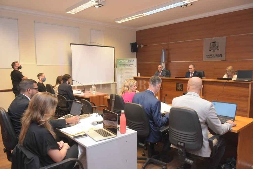 ELLITORAL_423750 |  Flavio Raina. El juicio inició el lunes 6, y estuvo a cargo de los jueces Sergio Carraro, Rosana Carrara y Luis Octavio Silva.