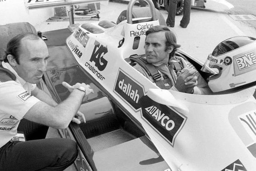 ELLITORAL_421038 |  Archivo Frank Williams junto a Carlos Reutemann