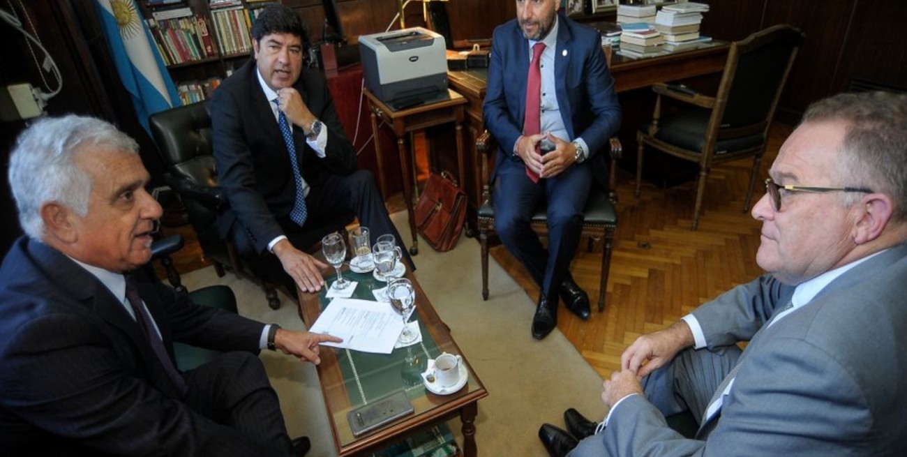 Jorge Lagna y Gabriel Somaglia se reunieron con funcionarios de la Justicia Federal