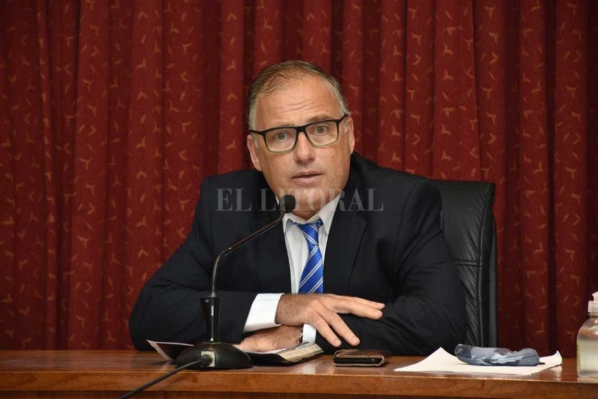 ELLITORAL_434897 |  Archivo El Litoral El juez Sergio Carraro dictó la sentencia oral esta semana en la que lo declaró nuevamente reincidente.