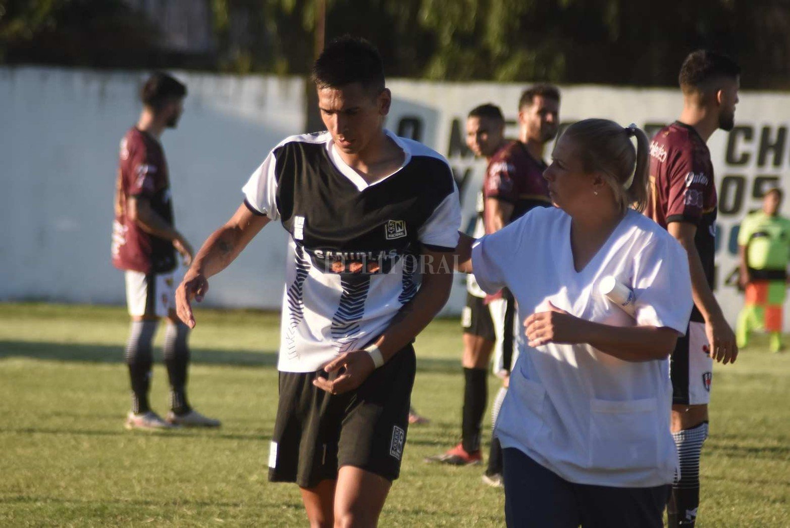 Por la liga Santafesina de fútbol, en barrio Transporte, Pucara recibió a Nacional.