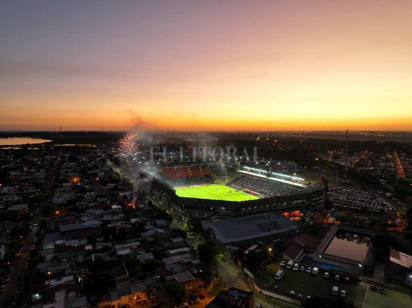 Copa Libertadores 2022 Colón Peñarol Las imágenes desde el drone El Litoral